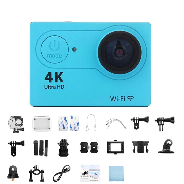 Action Camera with Wi‑Fi & Waterproof