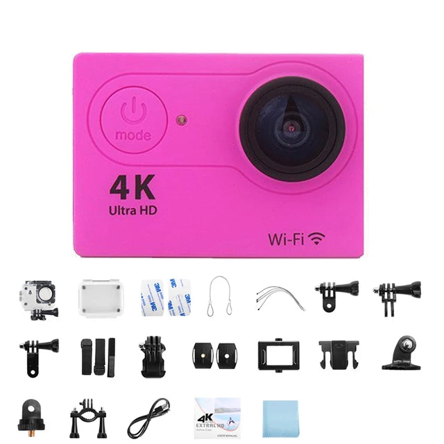 Action Camera with Wi‑Fi & Waterproof