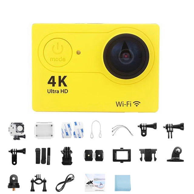 Action Camera with Wi‑Fi & Waterproof