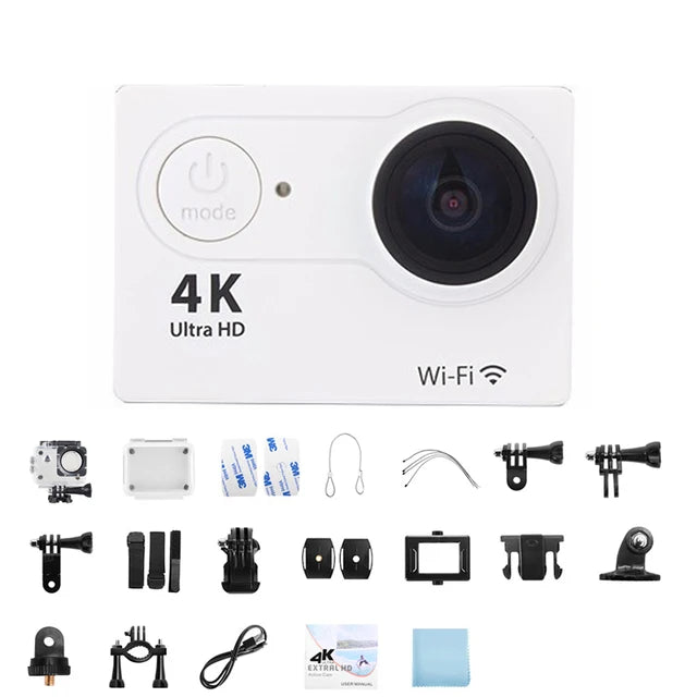 Action Camera with Wi‑Fi & Waterproof