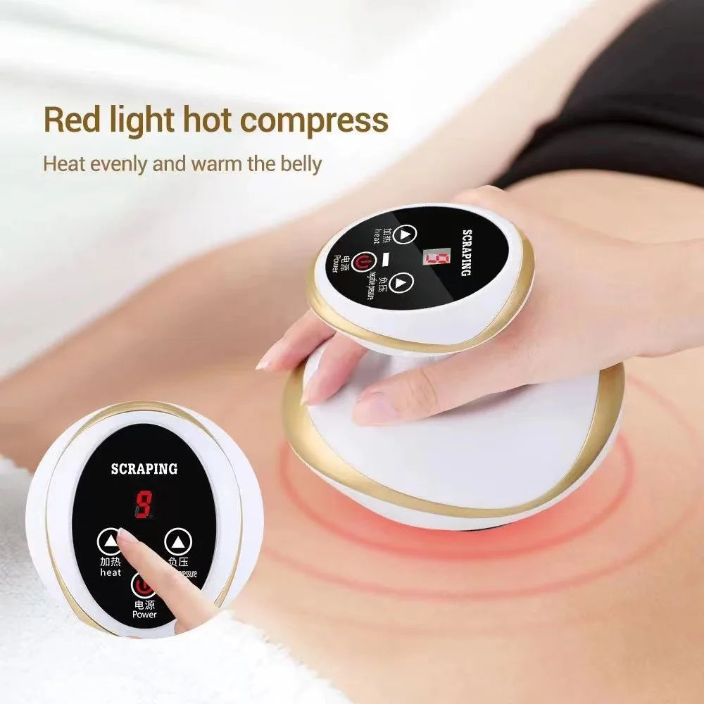 Electric Gua Sha & Cupping Massager – Anti-Cellulite Vacuum Suction with Heat