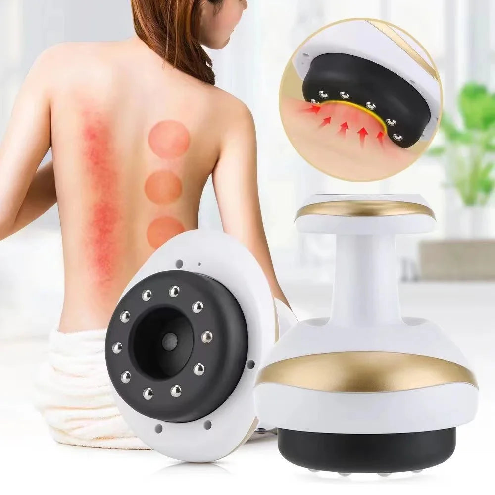 Electric Gua Sha & Cupping Massager – Anti-Cellulite Vacuum Suction with Heat