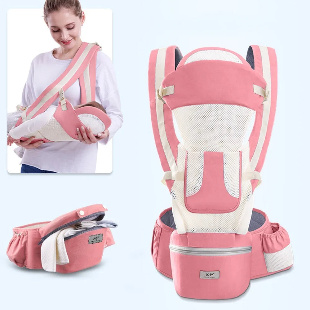Ergonomic Baby Carrier Backpack – Hipseat Front-Facing Sling Wrap