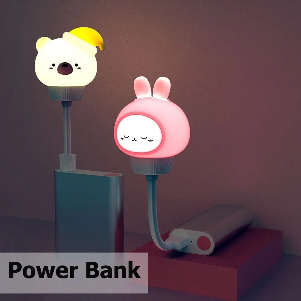 Light Up Little Dreams – USB Cartoon Night Light for Kids