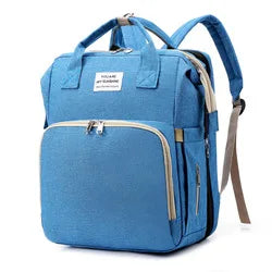 3‑in‑1 Mummy Bag with Foldable Baby Bed