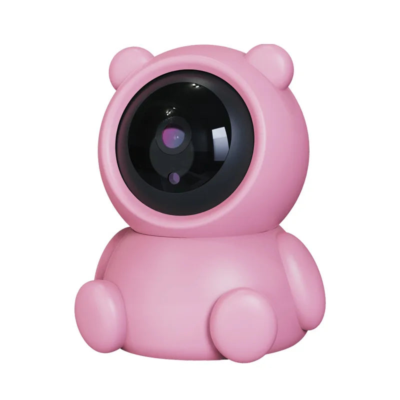 5MP Baby Security Camera WiFi IP, Bear CCTV Surveillance.