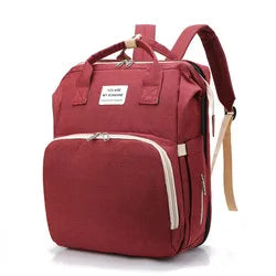 3‑in‑1 Mummy Bag with Foldable Baby Bed