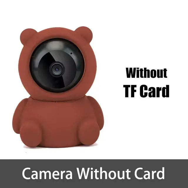 5MP Baby Security Camera WiFi IP, Bear CCTV Surveillance.
