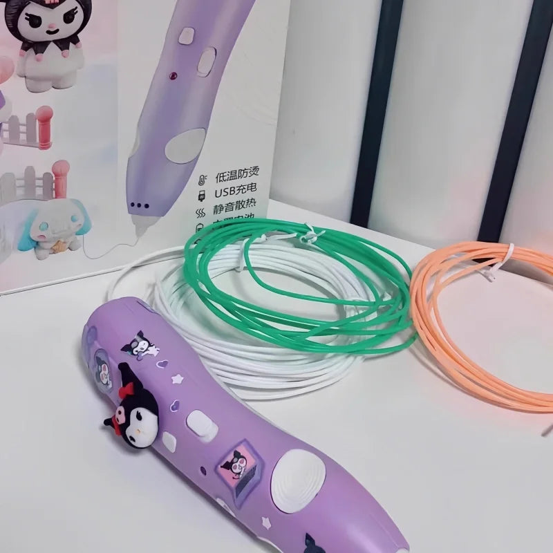 New Sanrio Kurumi 3d Printing Pen Childrens Toy Girls