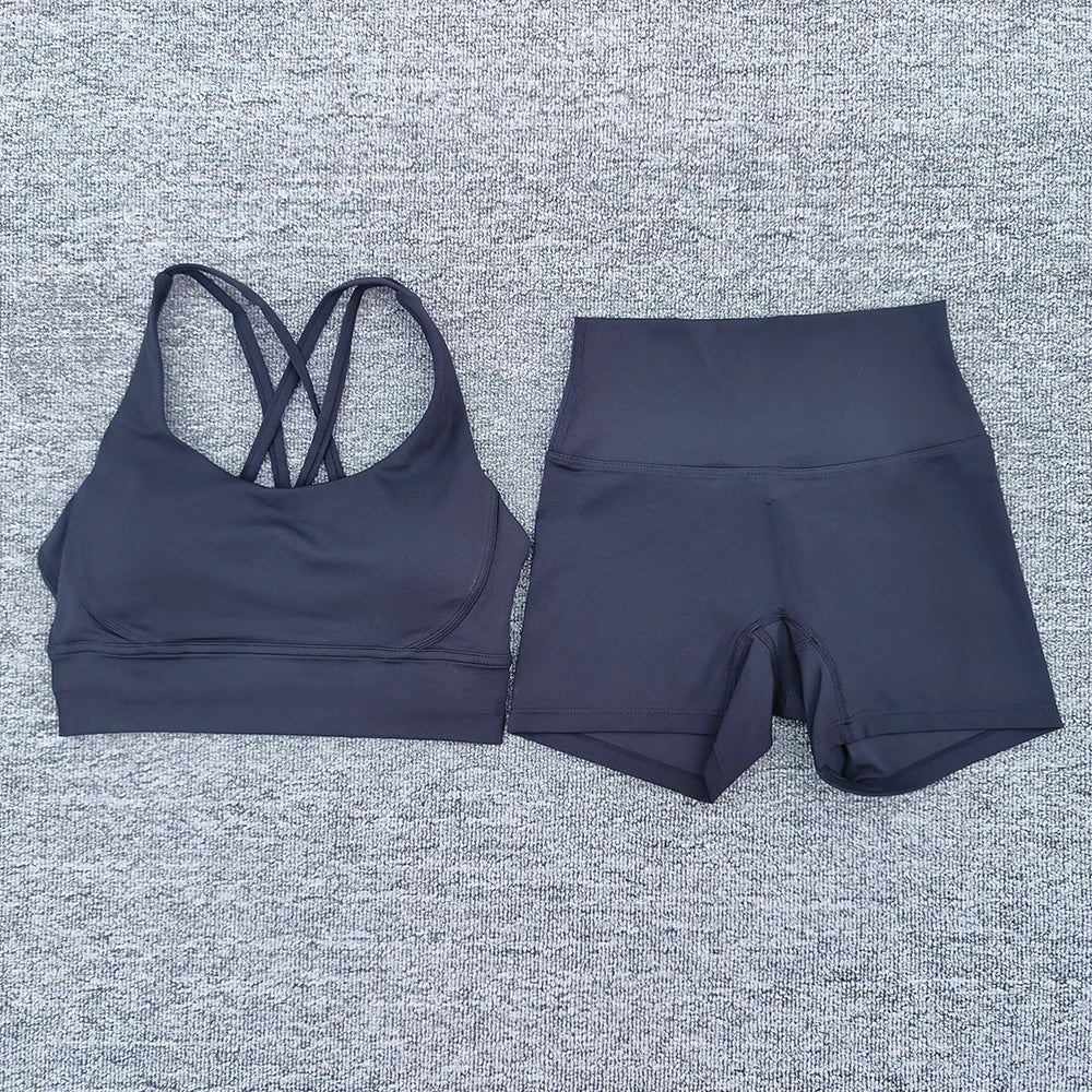 Solid color New 2 piece Sportswear