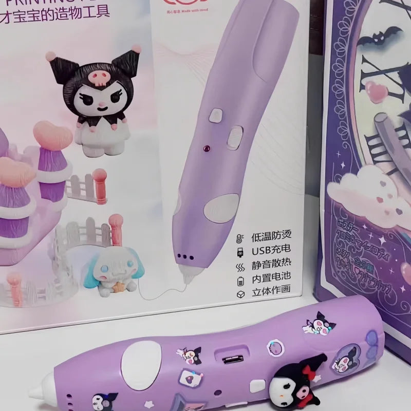 New Sanrio Kurumi 3d Printing Pen Childrens Toy Girls