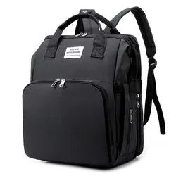 3‑in‑1 Mummy Bag with Foldable Baby Bed