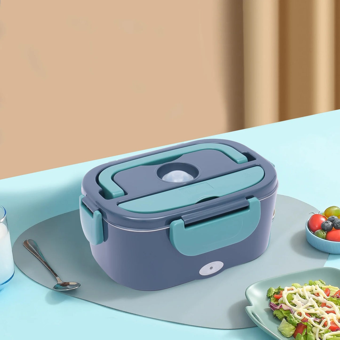 3‑in‑1 Electric Heated Lunch Box – 1.5L for Car, Truck & Home