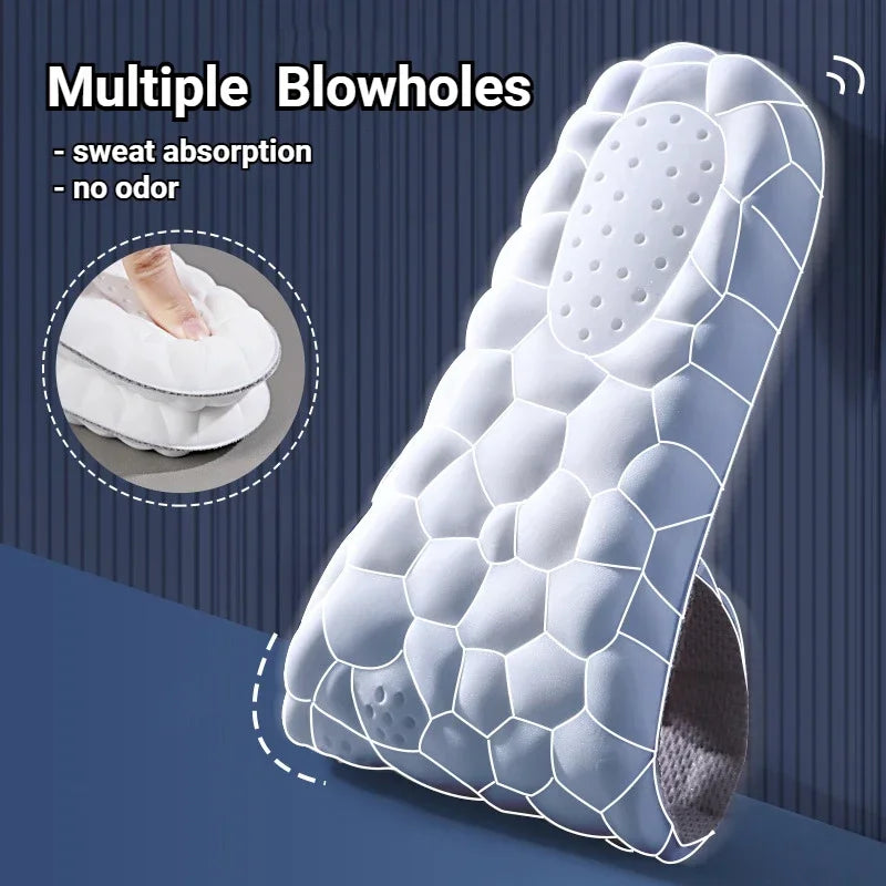 4D Massage Insoles – Soft Orthopaedic Shoe Inserts for Running & Everyday Comfort (Unisex)
