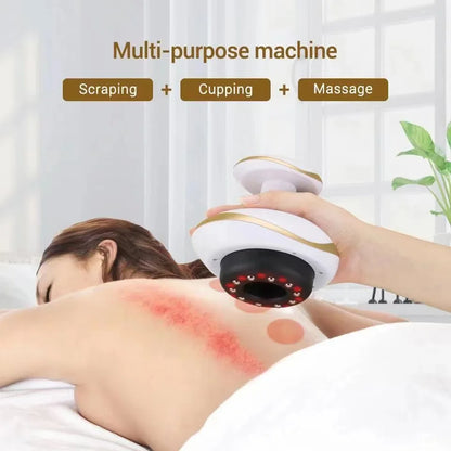 Electric Gua Sha & Cupping Massager – Anti-Cellulite Vacuum Suction with Heat