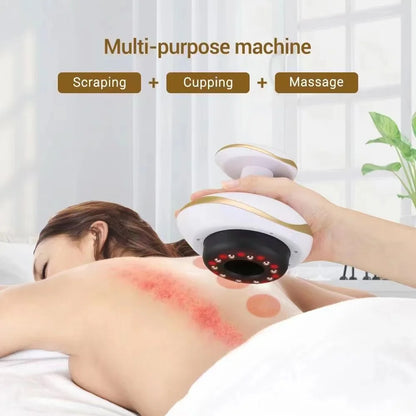 Electric Gua Sha & Cupping Massager – Anti-Cellulite Vacuum Suction with Heat
