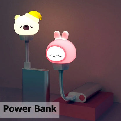 Light Up Little Dreams – USB Cartoon Night Light for Kids