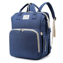 3‑in‑1 Mummy Bag with Foldable Baby Bed