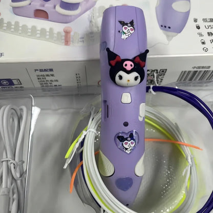 New Sanrio Kurumi 3d Printing Pen Childrens Toy Girls