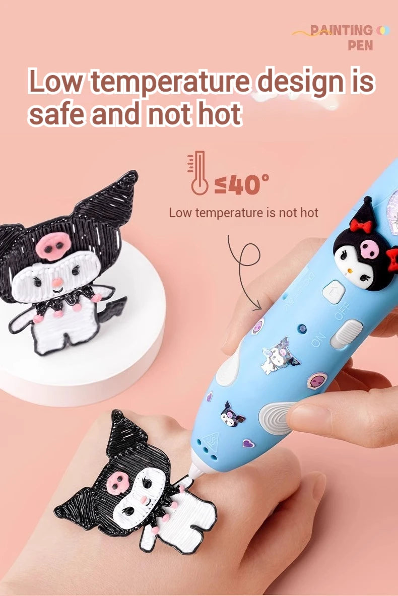 New Sanrio Kurumi 3d Printing Pen Childrens Toy Girls