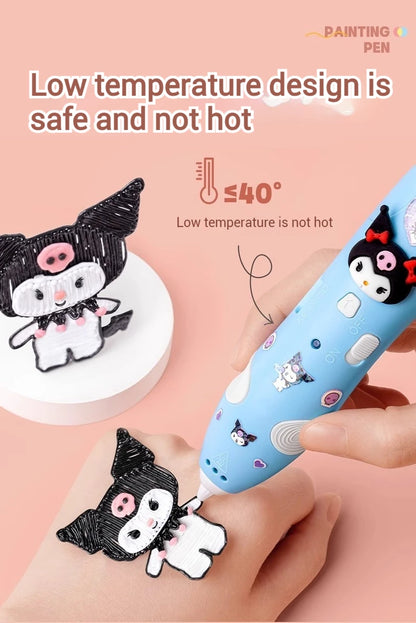 New Sanrio Kurumi 3d Printing Pen Childrens Toy Girls