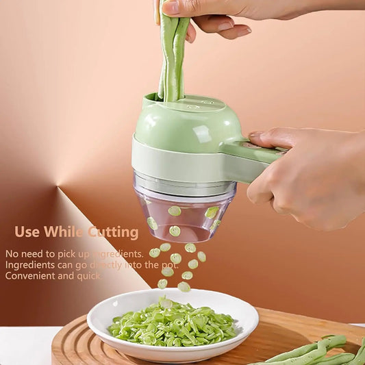 Turbo Chef 5-in-1 – Rechargeable Portable Food Processor for Effortless Cooking