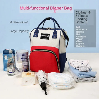 Waterproof Mummy Backpack – Large Capacity Diaper Bag